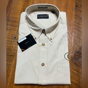 NWT F.A. MacCluer Shirtmakers Long Sleeve Button Down Shirt XL